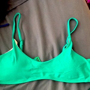 Medium teal bikini top and bottom